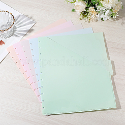 5 шт. листы-разделители для блокнота в полипропиленовом переплете&nbsp;AJEW-WH20006-191A