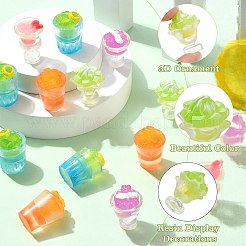 30 шт. 5 стиля декора из смолы&nbsp;DJEW-CJ0001-15