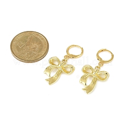 Серьги-кольца из сплава с бантом&nbsp;EJEW-JE06357-02