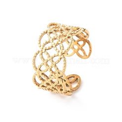 Кольца-манжеты из нержавеющей стали 304 для женщин&nbsp;RJEW-K309-10B-G