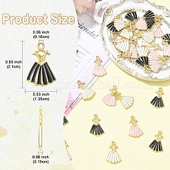 18шт 3 стиля подвески из сплава с эмалью&nbsp;ENAM-YW0008-37