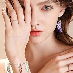 10 шт. переливающихся акриловых подвесок с УФ-покрытием&nbsp;OACR-YW0004-27