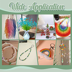 600шт 24 цвета стеклянные бусины&nbsp;EGLA-PH0001-90