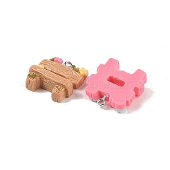 Подвески из непрозрачной смолы&nbsp;MACR-P043-O01