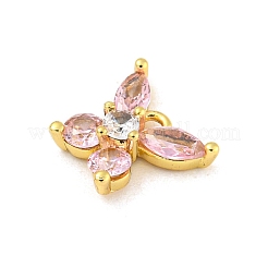 Стойки обшивки латунь микро проложить кубическую прелесть диоксида циркония&nbsp;KK-P277-22G