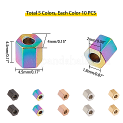 Вакуумное покрытие pvd нержавеющая сталь 304 разделительные бусины&nbsp;STAS-UN0010-14