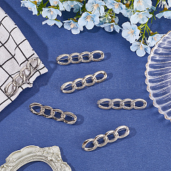 6 шт. регулируемые булавки для джинсов из сплава в форме цепочки&nbsp;AJEW-GF0009-70P