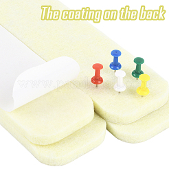 Самоклеящиеся фетровые стикеры для блокнотов&nbsp;AJEW-WH20070-083K