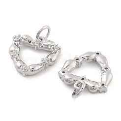 Подвески из латуни и кубического циркония&nbsp;KK-S371-05P