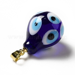 Ручной зла подвески бусины глаз&nbsp;LAMP-F026-04F