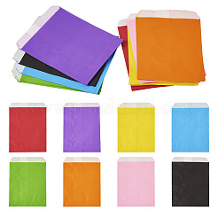 40шт 8 цвета экологически чистые пакеты из крафт-бумаги&nbsp;AJEW-TA0001-70