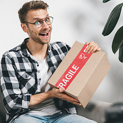 OPP предупреждающая упаковочная лента в рулонах&nbsp;AJEW-WH0060-25