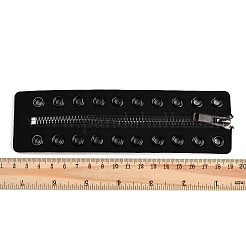 Вставки на молнии из искусственной кожи со шнуровкой в ботинках DIY-XCP0003-45