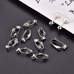 Латунь клип на серьги конвертер&nbsp;X-KK-Q115-N