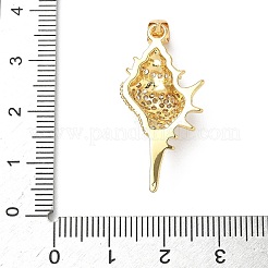 Латунные микро проложить кубического циркония подвески&nbsp;KK-P330-01C-G