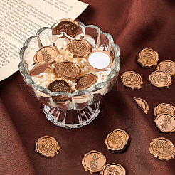 50шт. клейкие восковые наклейки&nbsp;DIY-CP0006-08P