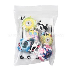 7шт 7 стиля непрозрачные акриловые бусины&nbsp;ACRC-FS0001-04