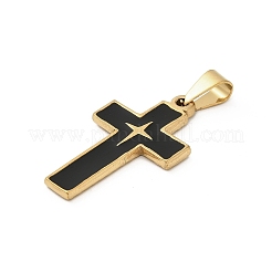 Подвески из нержавеющей стали 304 с эмалью&nbsp;STAS-P400-10G