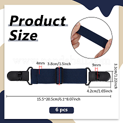 6 шт. полиэстеровые регулируемые резинки-зажимы для детских тапочек&nbsp;FIND-BC0014-60A