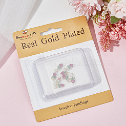 10шт латунные подвески из кубического циркония с микро-паве&nbsp;KK-BBC0010-31