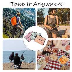 Переносной коврик для пикника из нетканого материала в клетку тартан&nbsp;JX572C-01