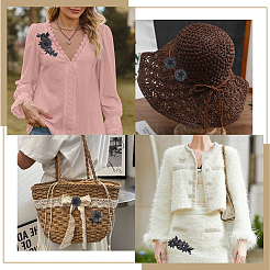 12 шт. 12 стиля компьютерной вышивки полиэстер орнамент аксессуары&nbsp;DIY-GF0009-12