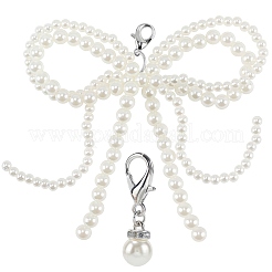 Пластиковые подвески для обуви с имитацией жемчуга&nbsp;AJEW-CP0006-58