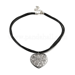 Сплав ожерелья шкентеля&nbsp;LS-NJEW-K261-09C-SA