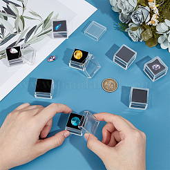 24 квадратная прозрачная пластиковая коробка с бриллиантами&nbsp;CON-OC0001-68B