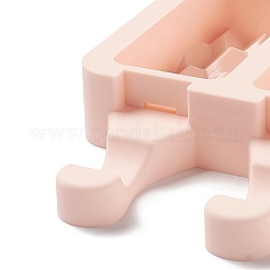 Пищевые силиконовые Молды для мороженого прямоугольной Молды «сделай сам»&nbsp;LS-DIY-D062-04C