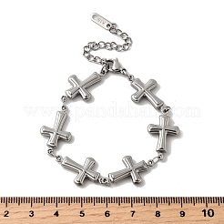 Браслеты из нержавеющей стали 304 для женщин&nbsp;LS-BJEW-Q041-01B-P