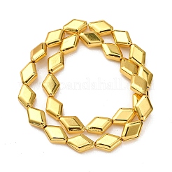 Стеклянные бусины с гальваническим покрытием &nbsp;EGLA-H109-11F