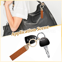 2 сумка 2 цвета брелок из искусственной кожи&nbsp;KEYC-CL0001-27B
