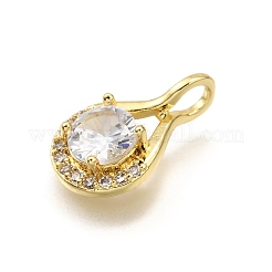 Латунные микро проложить кубического циркония подвески&nbsp;KK-K401-20G-01