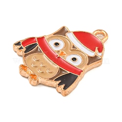 Новогодняя тема сплава эмали подвески&nbsp;ENAM-M221-01KCG-04