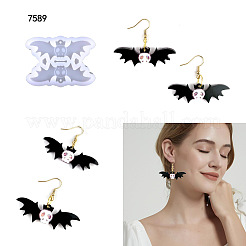 Кулон в форме летучей мыши силиконовые Молды для подвески&nbsp;SIMO-PW0006-093