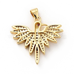 Покрытие стойки латунь микропаве прозрачные подвески из кубического циркония&nbsp;ZIRC-F129-45G