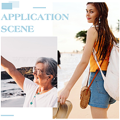 110 шт. 3 стиля нити синтетических бирюзовых бусин с морской тематикой&nbsp;TURQ-UN0001-03B