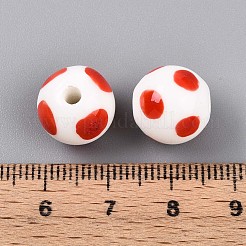 Фарфоровые бусины ручной работы&nbsp;PORC-N009-04B