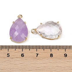 Граненые подвески из натурального аметиста&nbsp;G-K347-05G-07