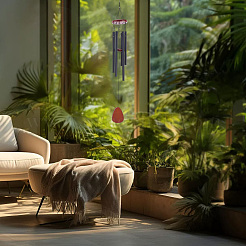 Алюминиевая трубка-музыка&nbsp;HJEW-WH0039-38C-03