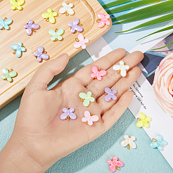 200 шт. Непрозрачные акриловые подвески&nbsp;FIND-DC0001-74