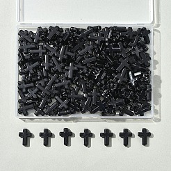 200 шт. Непрозрачные акриловые бусины&nbsp;SACR-FS0001-40B