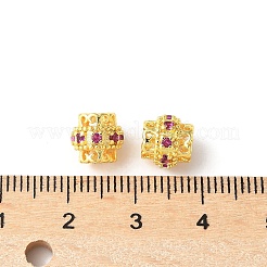 Латунные микро проложить Цирконий Европейский бисером&nbsp;KK-U067-08G-04