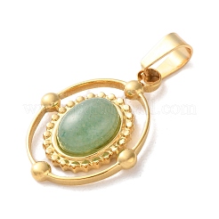 Естественный зеленый авантюрин подвески&nbsp;STAS-C120-14G-09