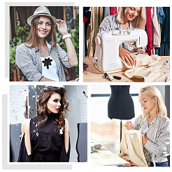 Аксессуары для вышивки цветочной марлей&nbsp;LS-DIY-WH0308-310F