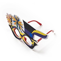 Войлочные бразильский карнавал оправа для очков украшение&nbsp;LS-AJEW-G044-01A