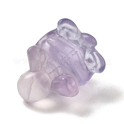 Резные фигурки целебных черепах из натурального флюорита&nbsp;LS-WG28275-01