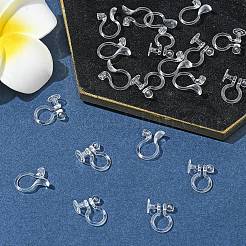 20 шт. 2 стиля пластиковых клипс-сережек-конвертеров&nbsp;KY-FS0001-27