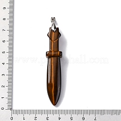 Естественно тигровый глаз большие кулоны&nbsp;G-K338-41P-09